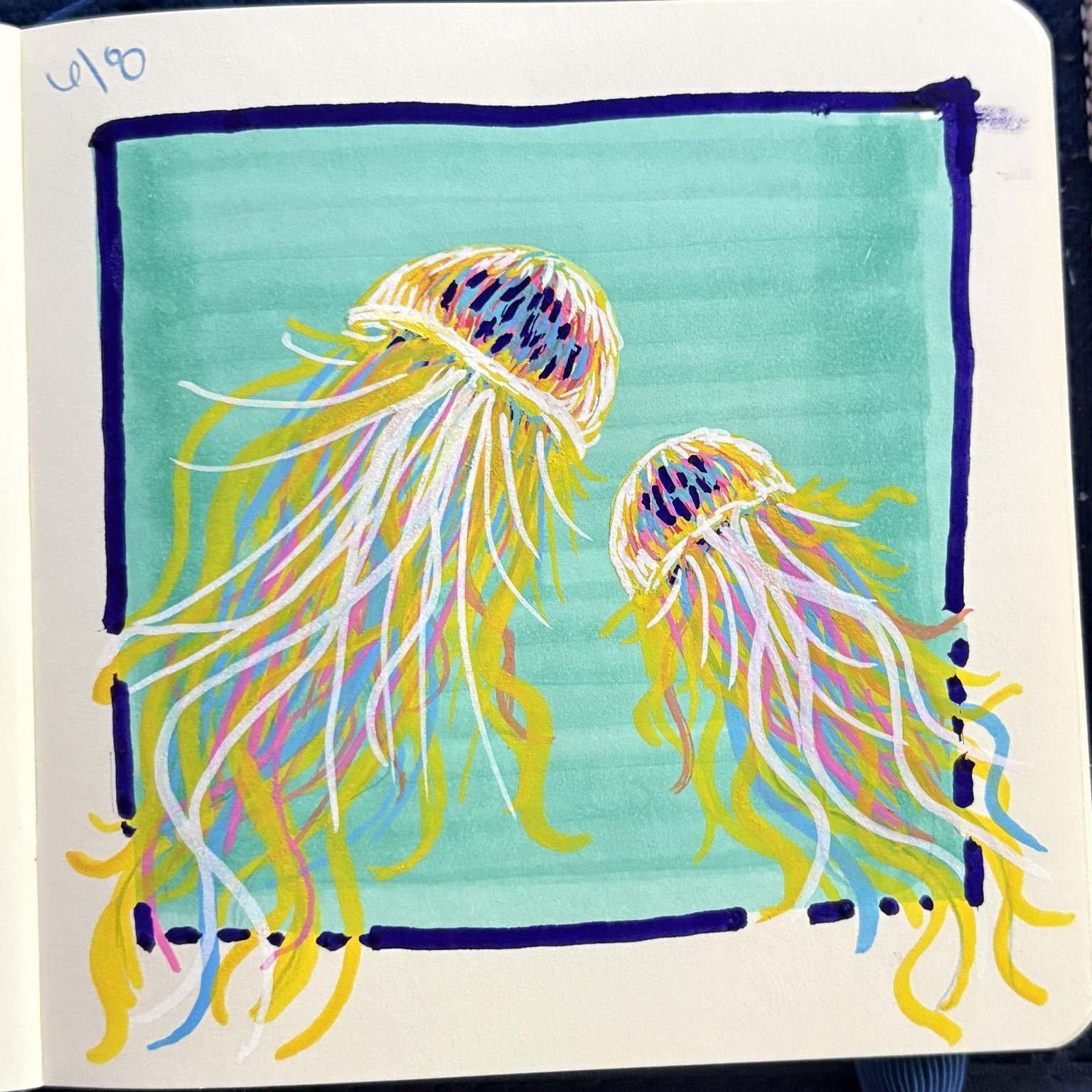 Posca Jellyfish - image 1 - student project