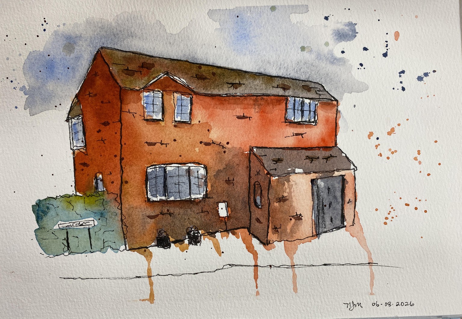 Urban Sketching- House Portrait - image 1 - student project