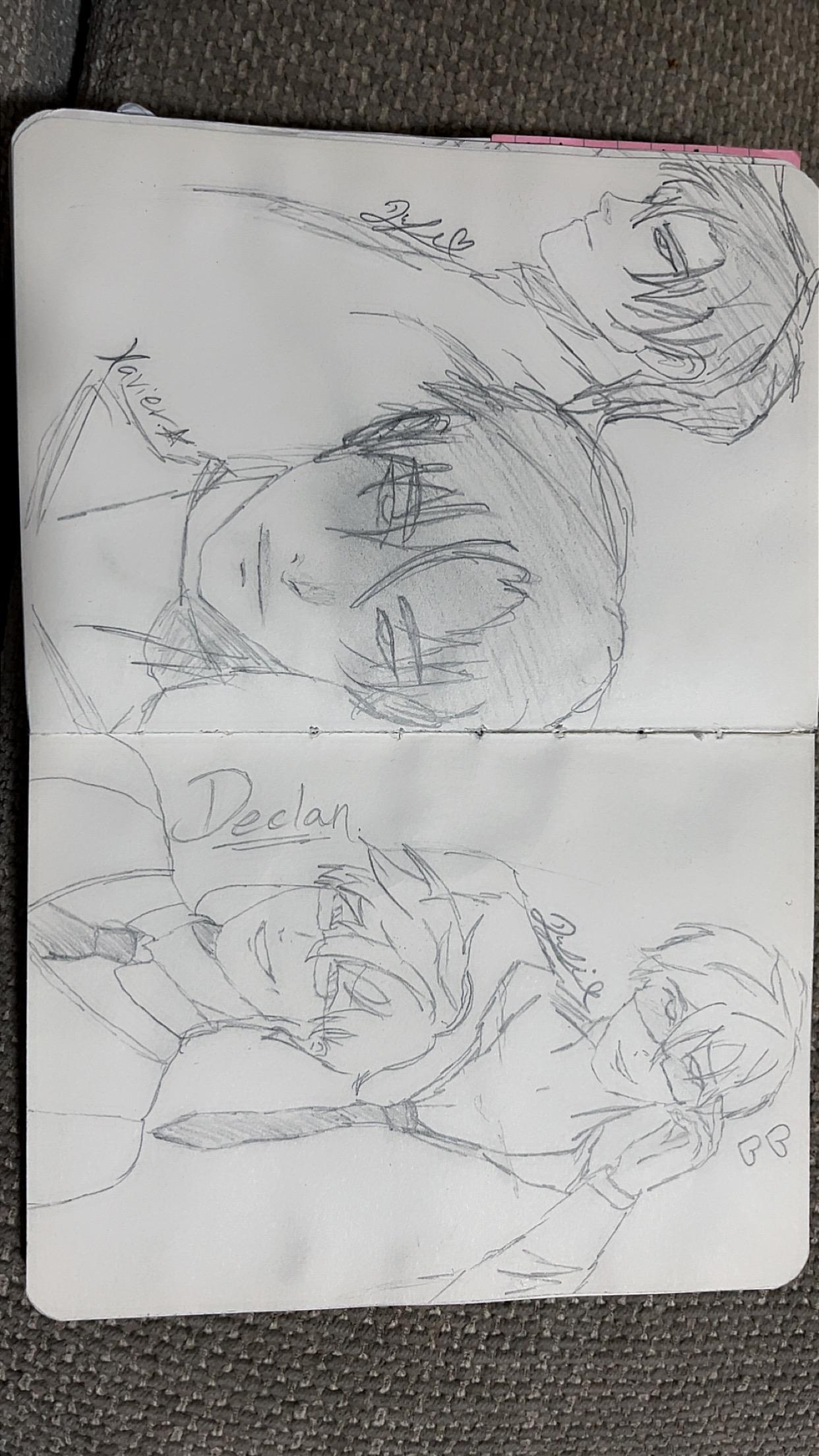 Character Design: Xavier & Declan (Grumpy x Sunshine) - image 3 - student project