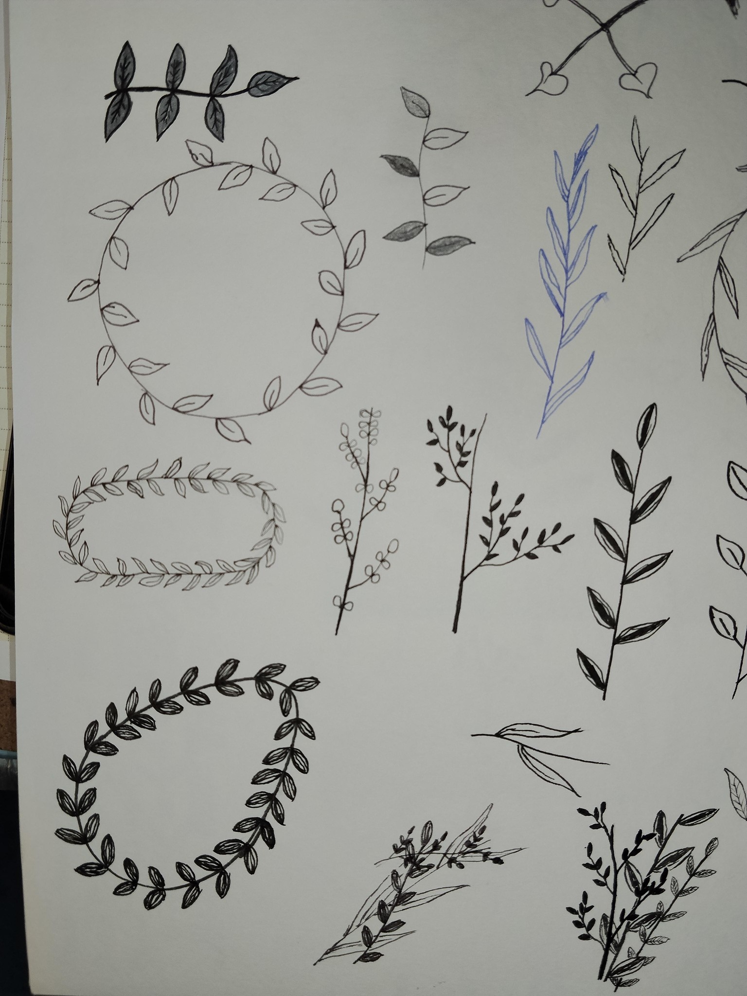 Drawing Wreaths - image 2 - student project
