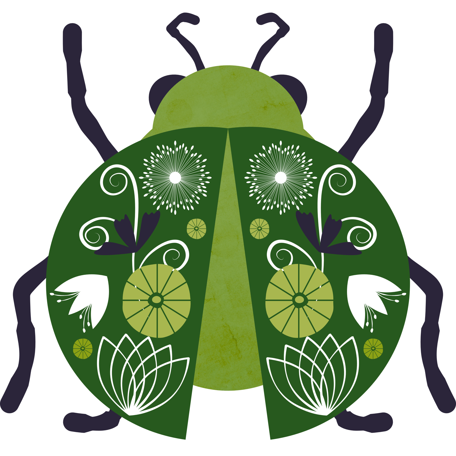 Modern Folk Art Insect - image 2 - student project