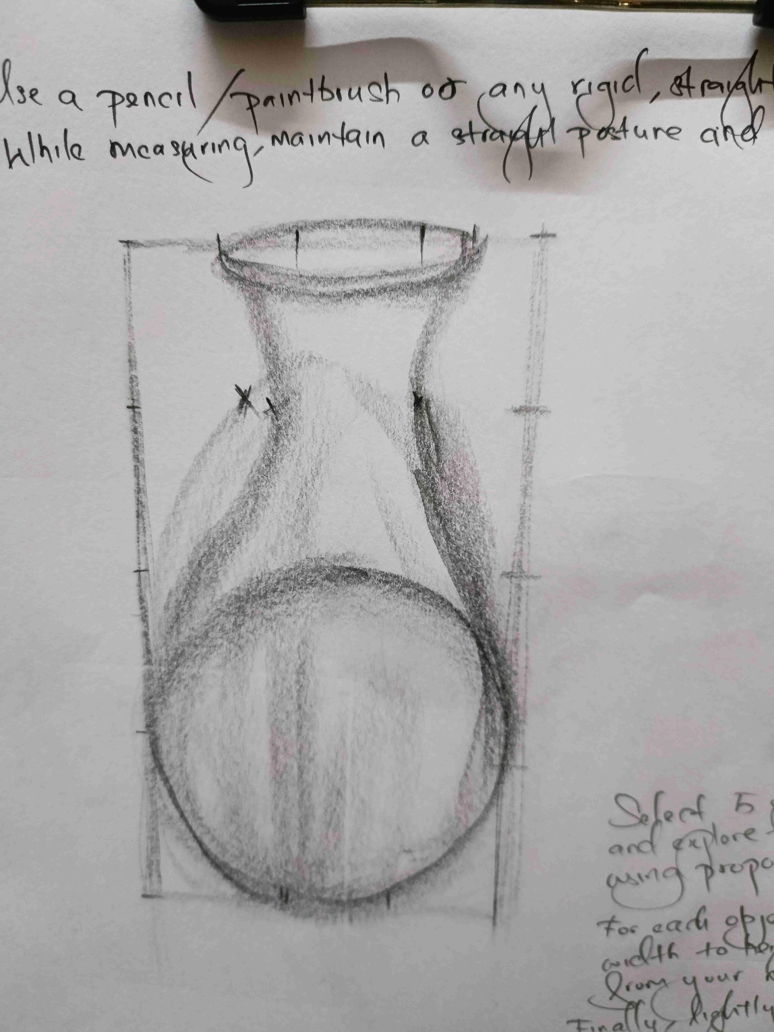 Measuring & Proportion Project - My Drawings From The Class - image 4 - student project