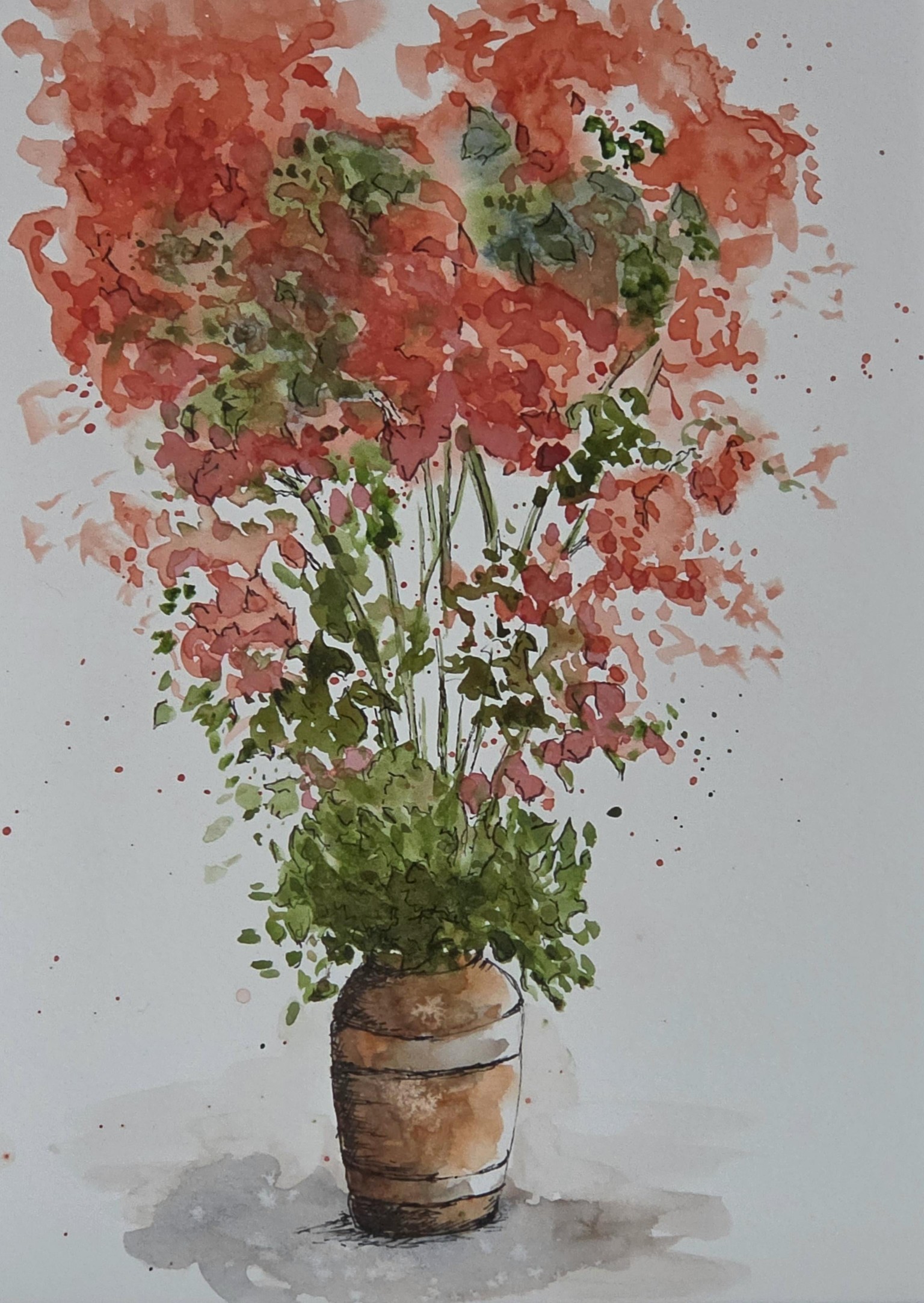 Loose foliage line and wash - image 1 - student project