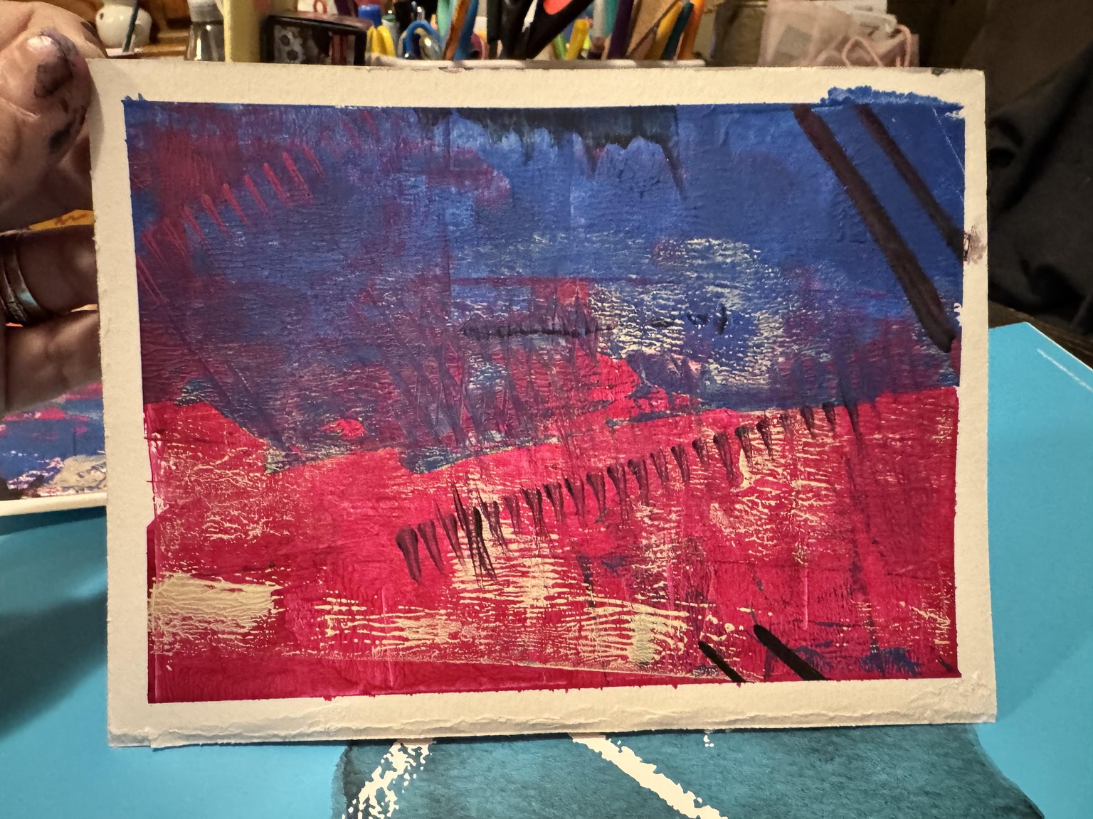 Brayer abstracts - image 4 - student project