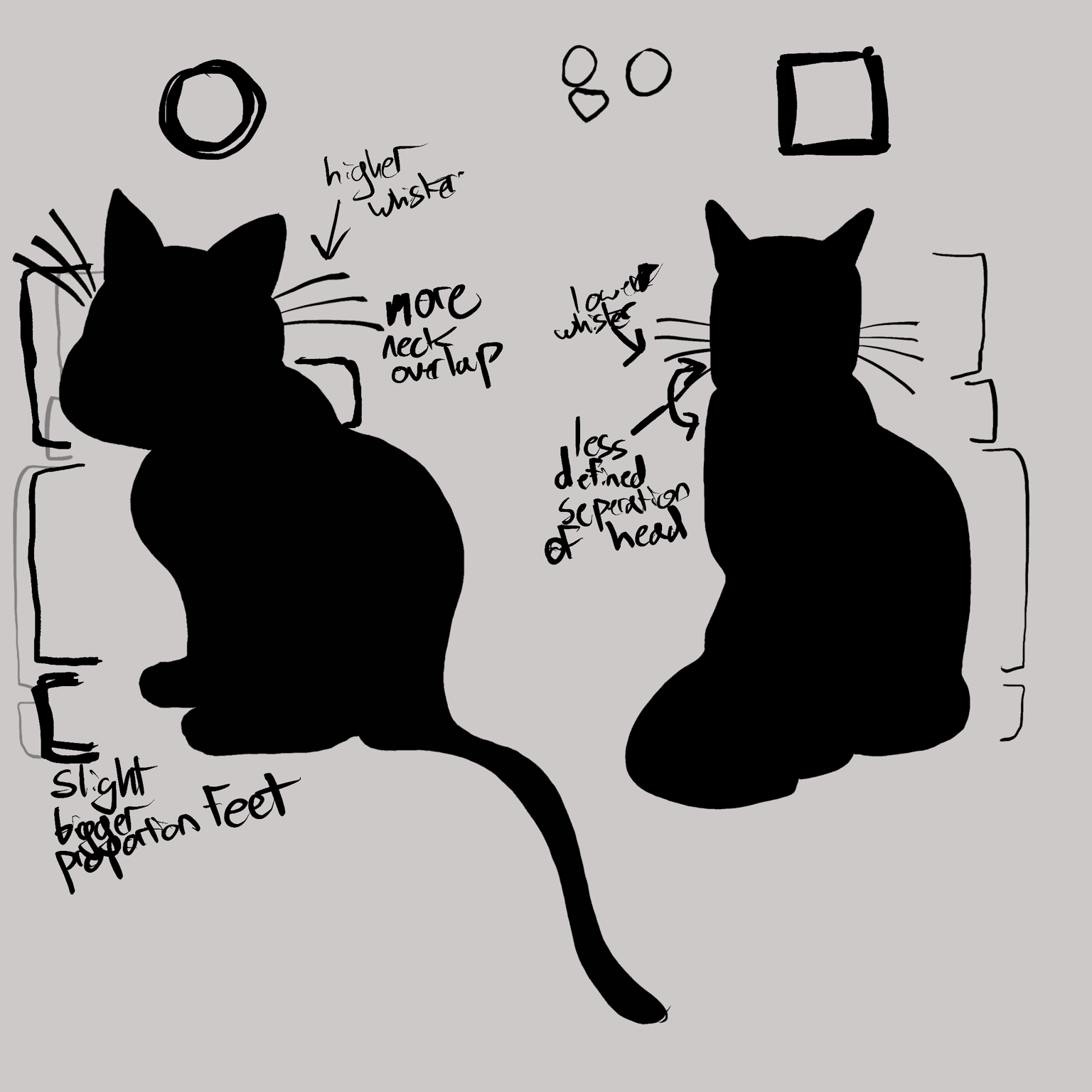 Silhouette and Shape - Cartoon Cats “The Catnip Toy” - image 8 - student project