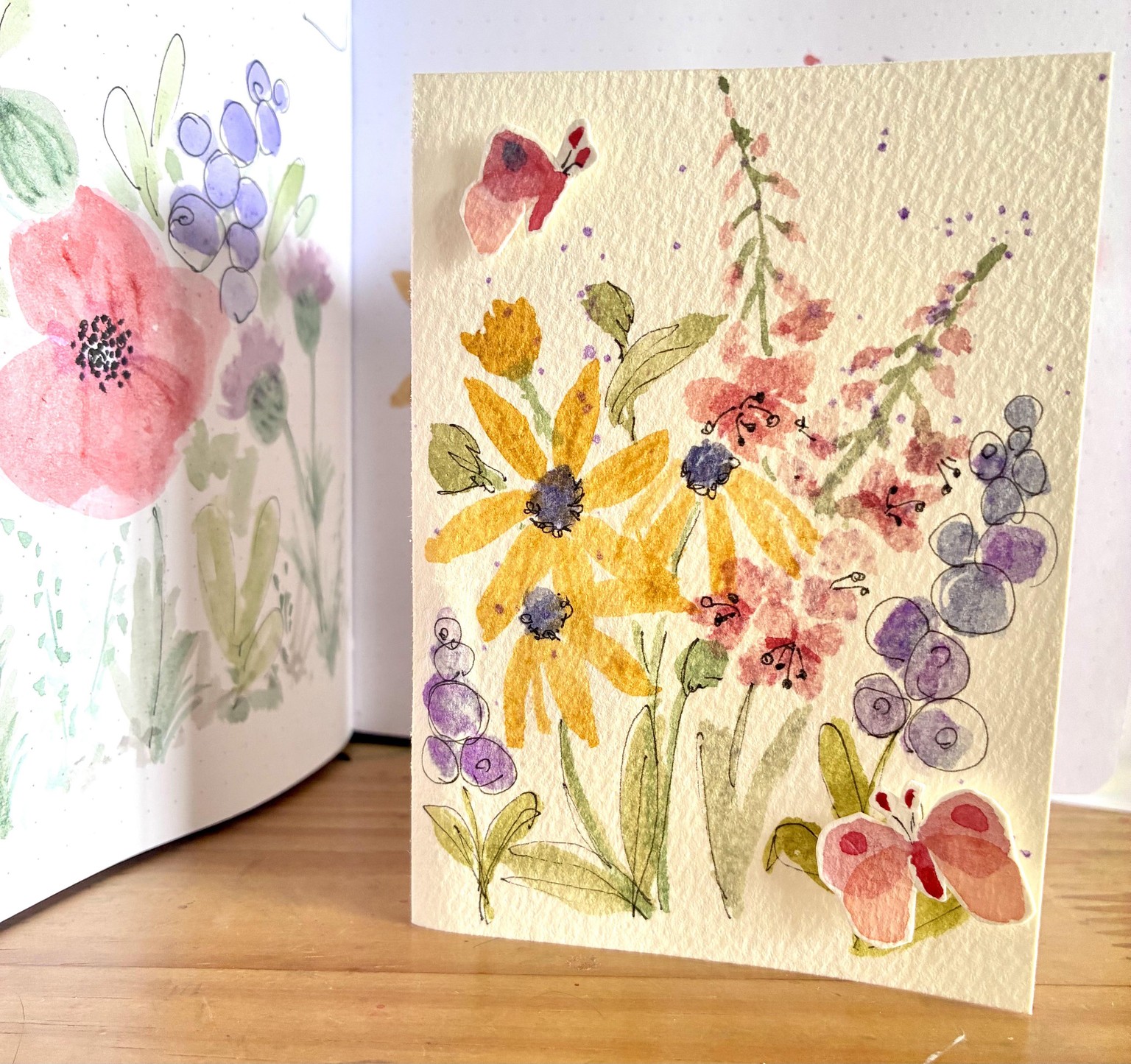 Wildflower pop-up cards - image 5 - student project