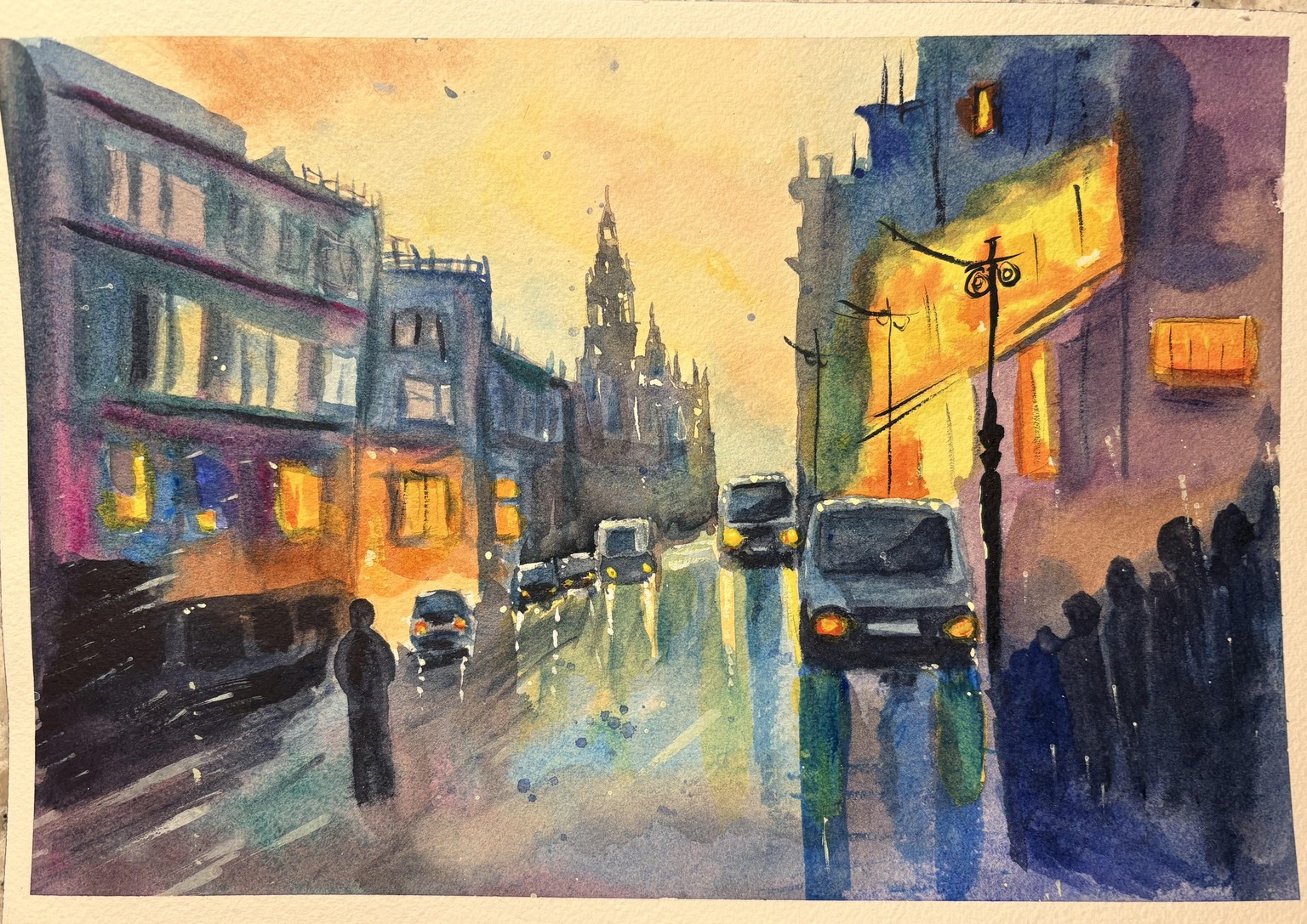 rainy streets - image 1 - student project
