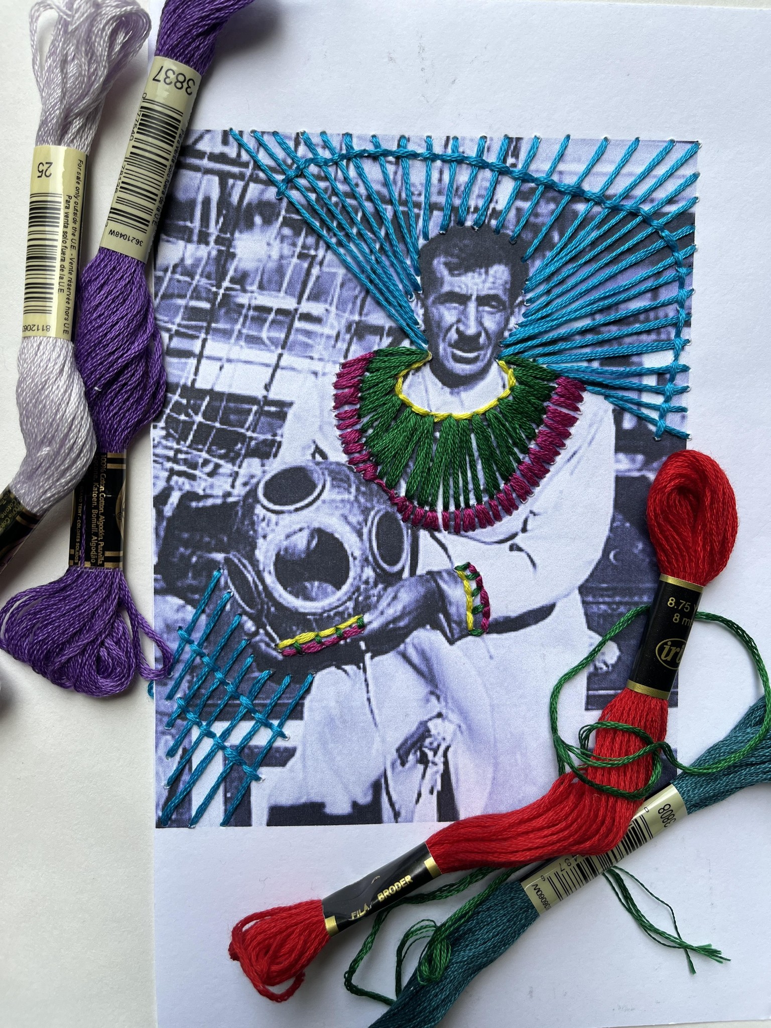 Embroidered Vintage Photos - image 2 - student project