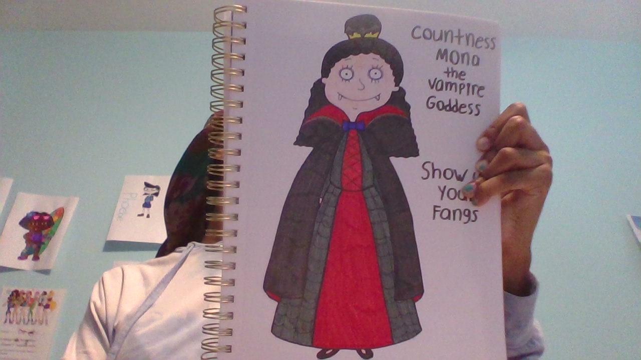 Countess Mona The Vampire Goddess Outfit - image 1 - student project