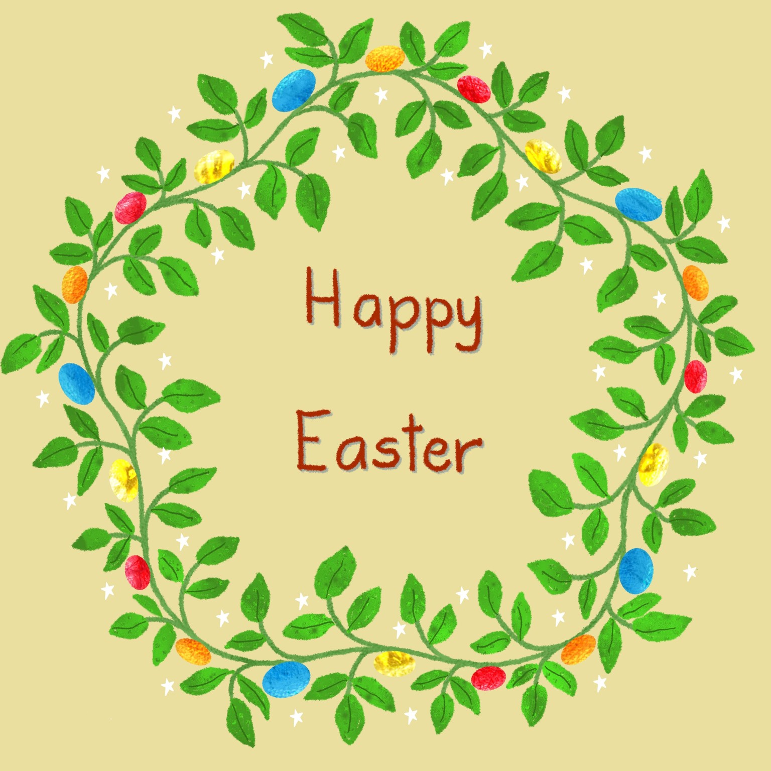 Easter Wreath - image 1 - student project