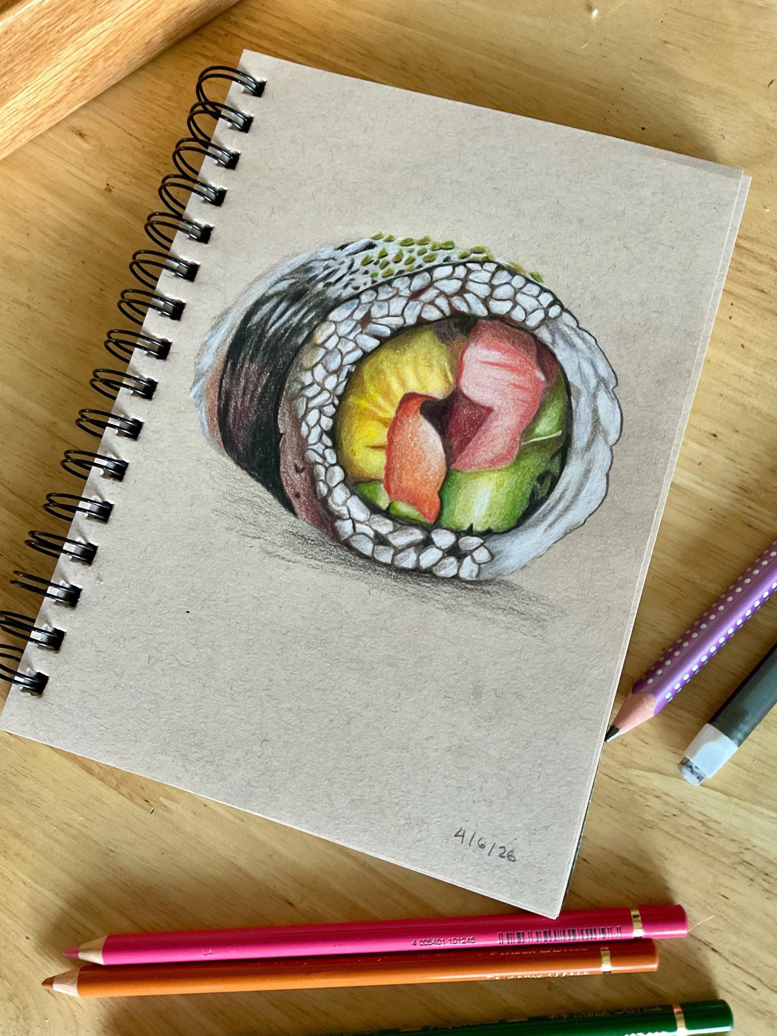 Sushi Roll with few colours - image 2 - student project