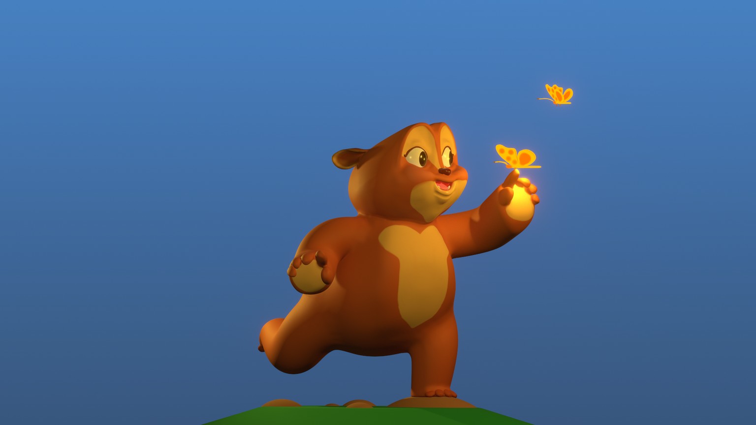 Little bear n butterflies - image 1 - student project