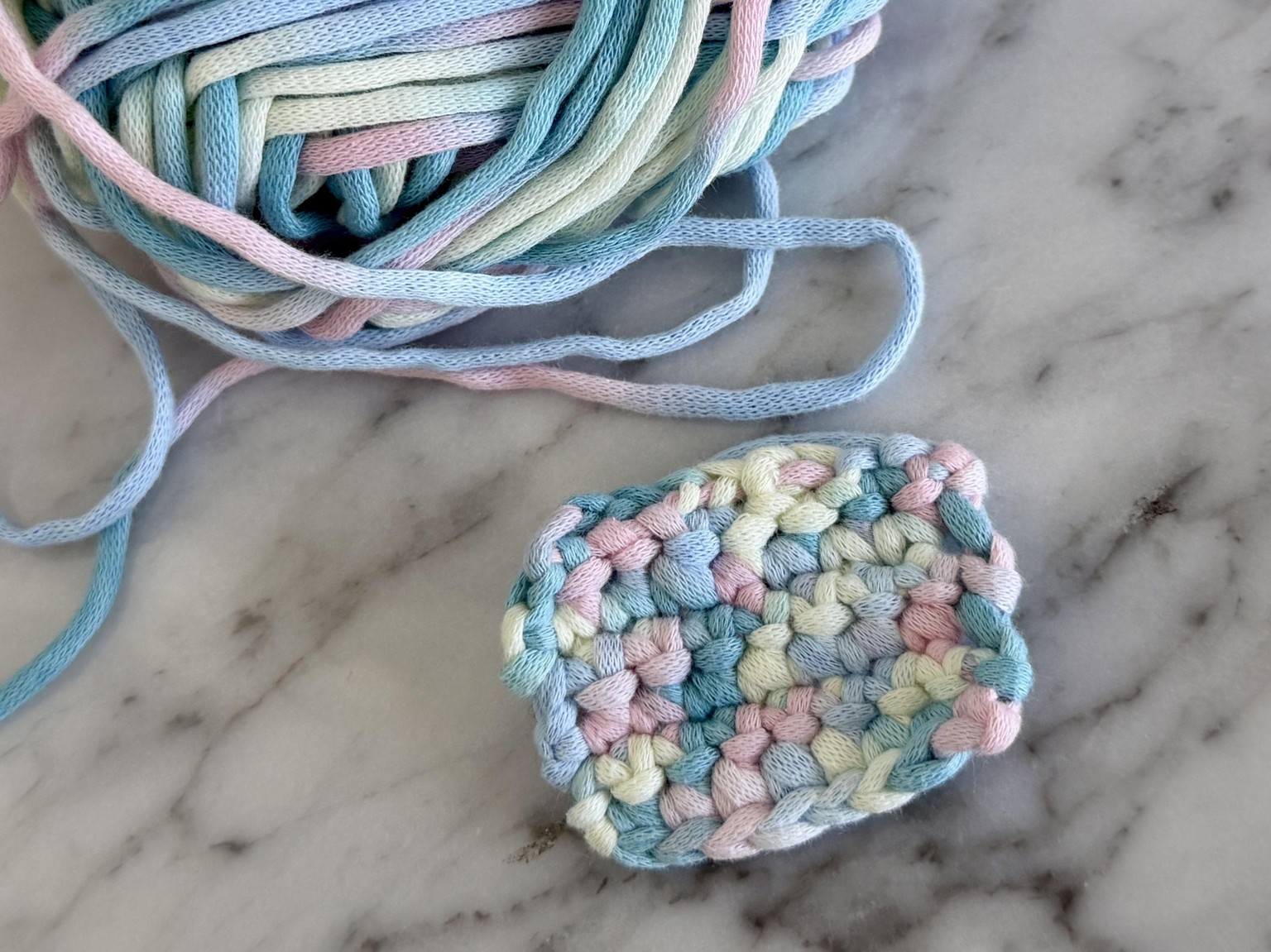 My first crochet swatch 🧶 - image 1 - student project