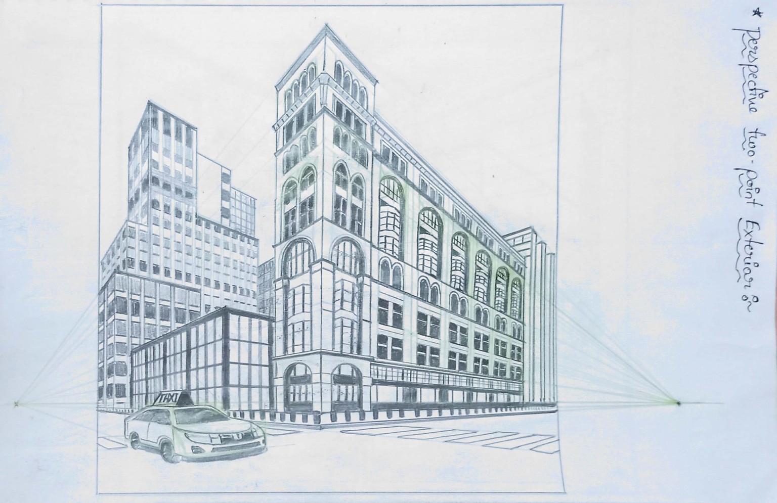 Drawing in perspective - image 10 - student project