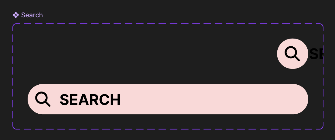 Search bar - image 1 - student project