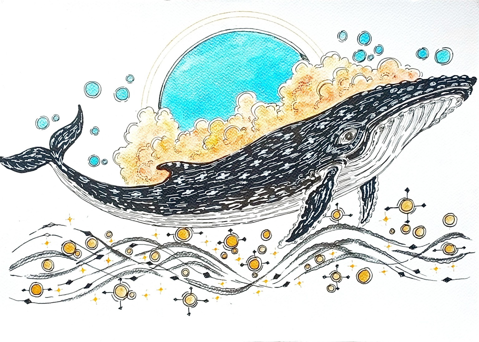 Celestial Whales - image 13 - student project