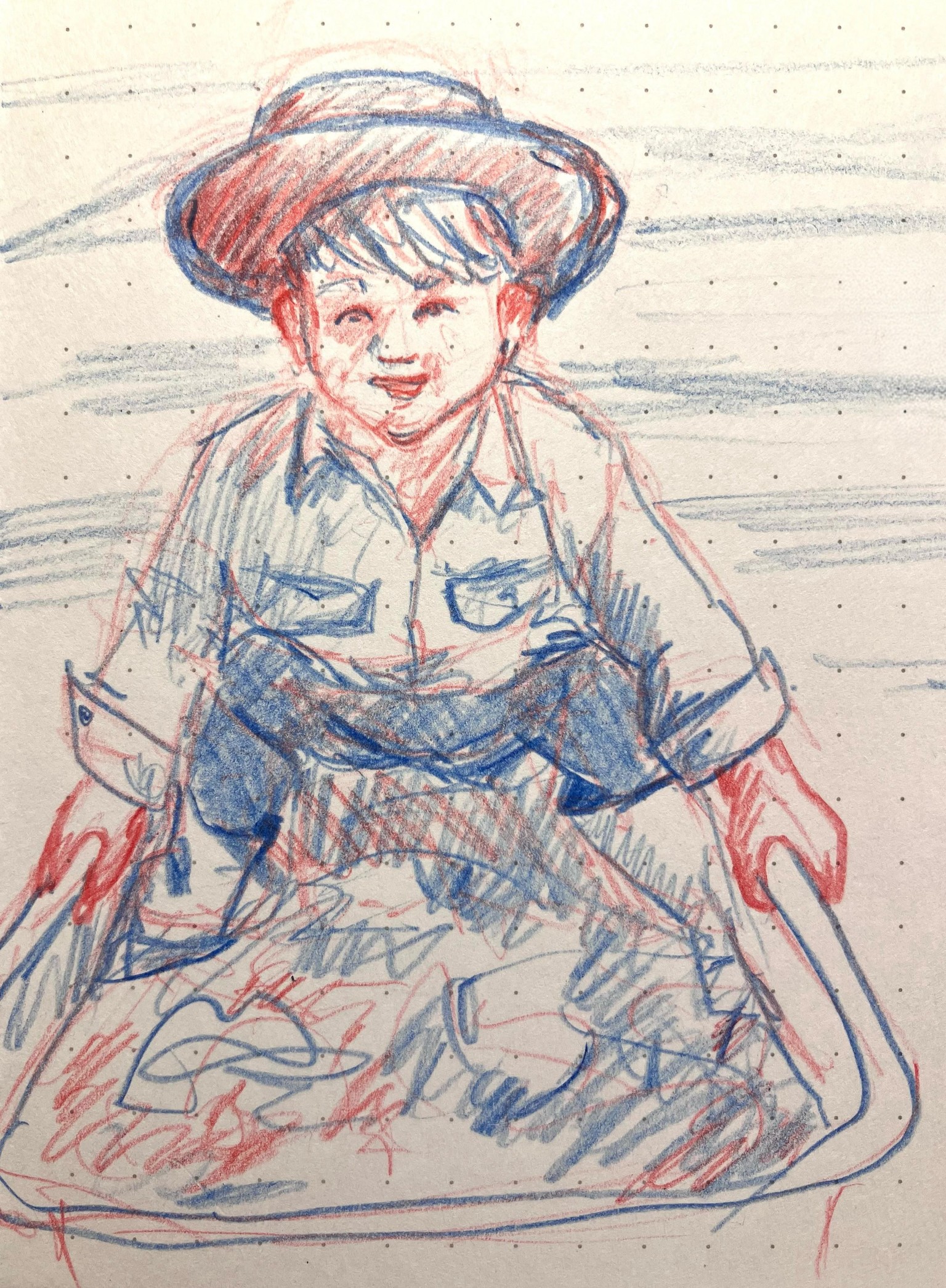 Sketching in Red and Blue - image 3 - student project