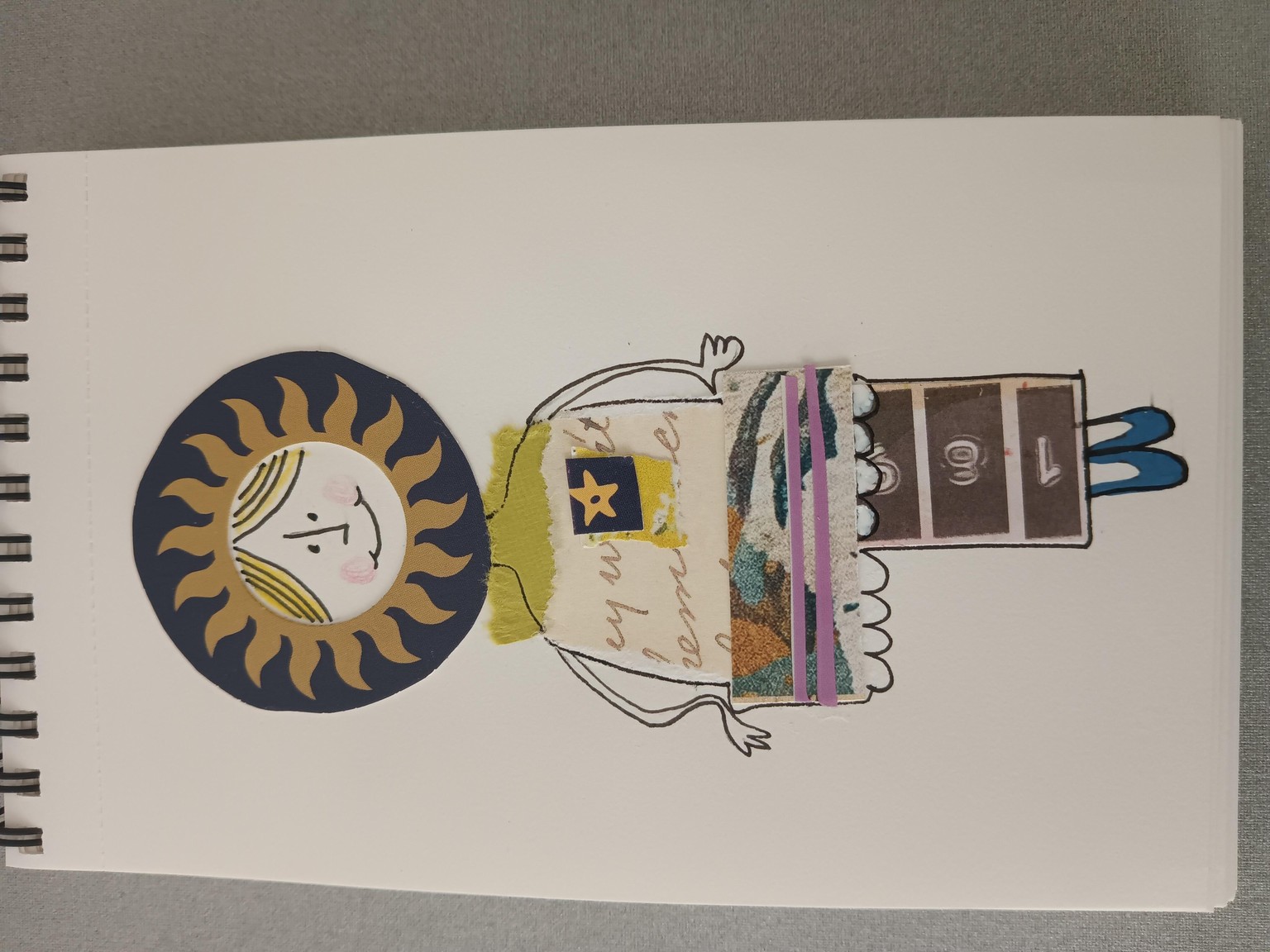 Cheerful Collage Characters - image 3 - student project