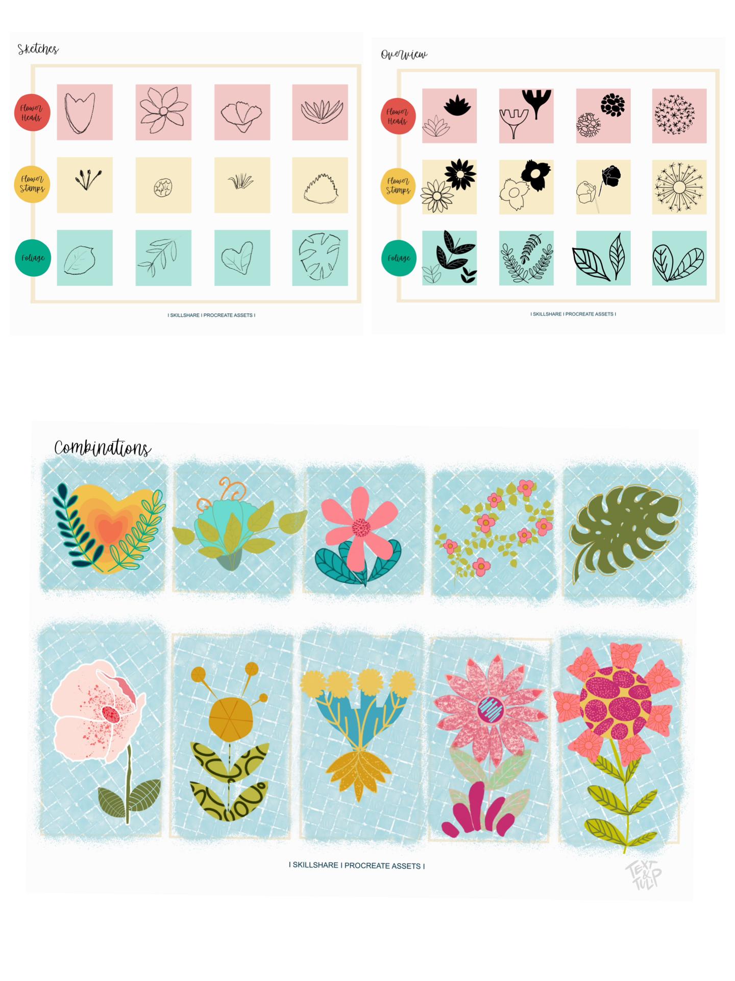 Flower Stamp Collection - image 2 - student project
