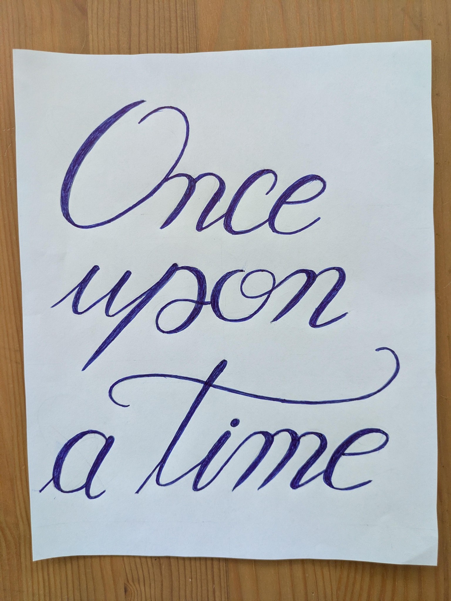 Calligraphy class project - image 1 - student project