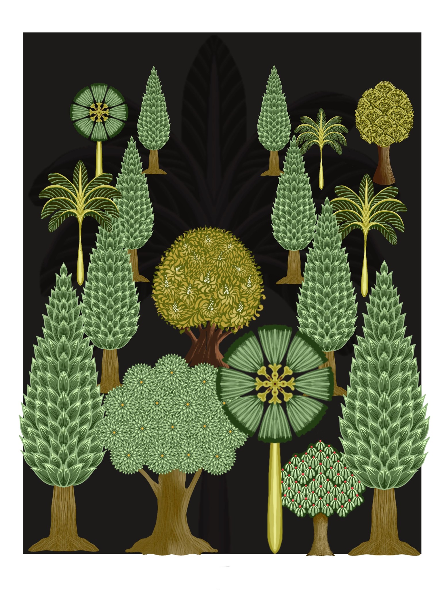 pichwai trees - image 1 - student project