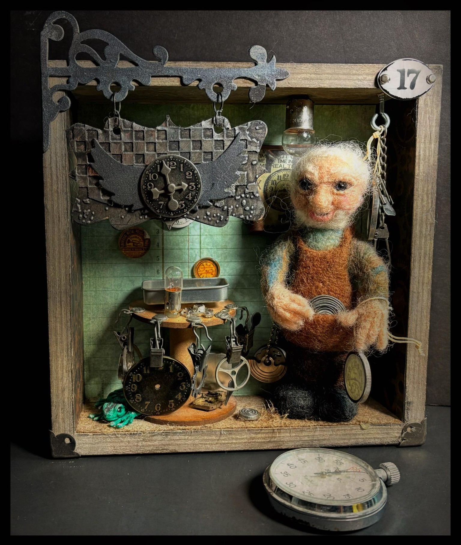 Ye Olde Watchmaker Shadow Box - image 1 - student project