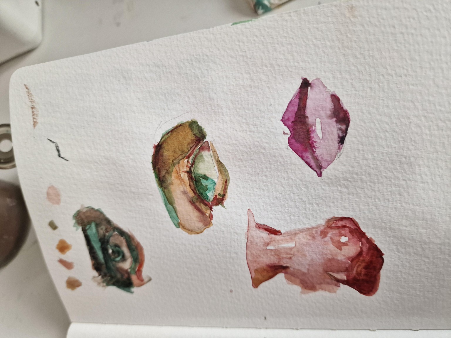Trying out my watercolor  skillss - image 4 - student project