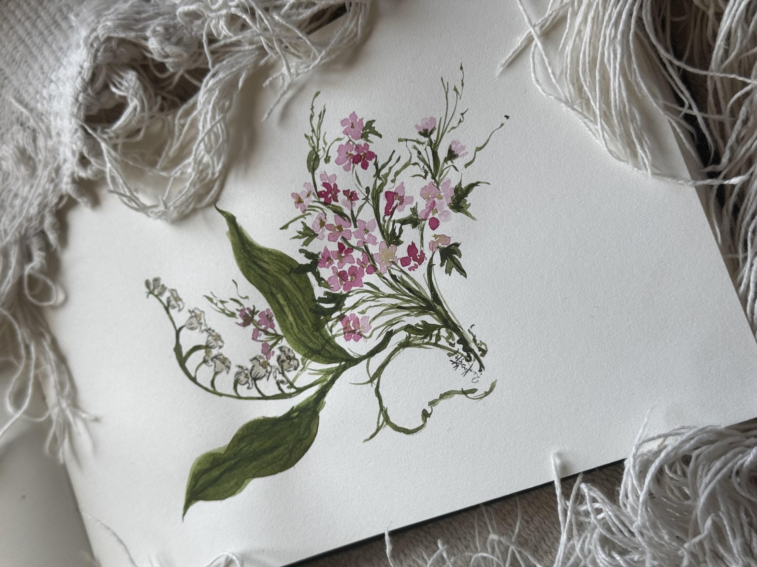 Hawthorn and lilly of the valley - image 1 - student project