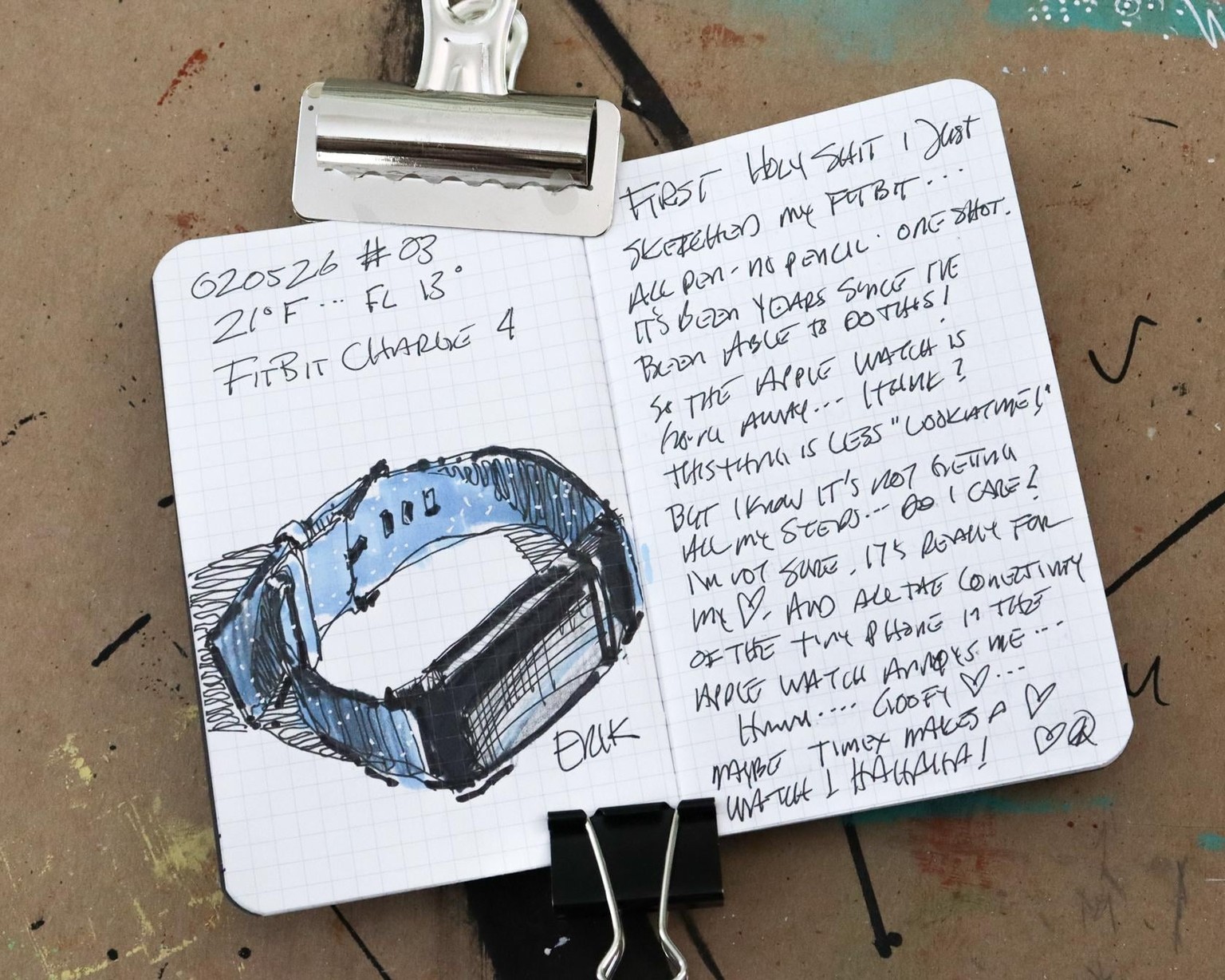 The start of my 7 day pocket sketchbook/journal - image 3 - student project