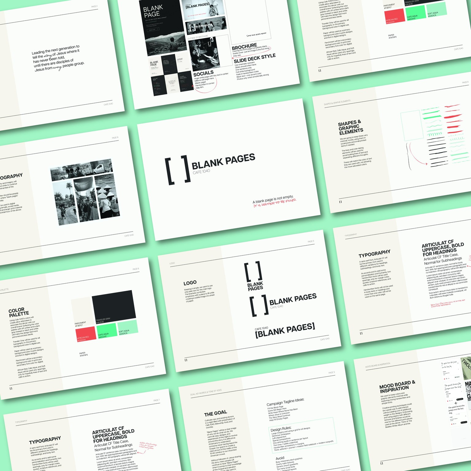 Blank Pages Branding - image 1 - student project
