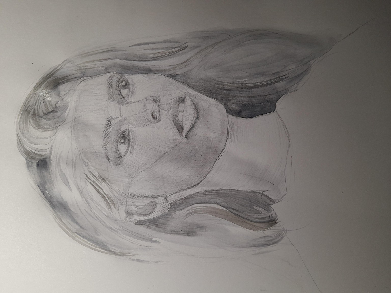 portrait sketch - image 2 - student project