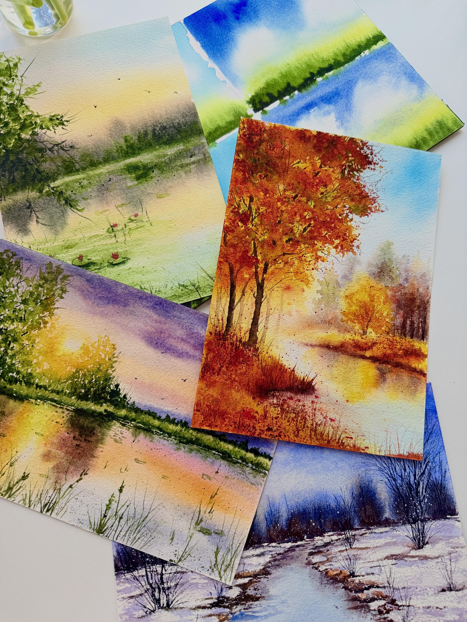 Watercolor Landscapes - image 1 - student project