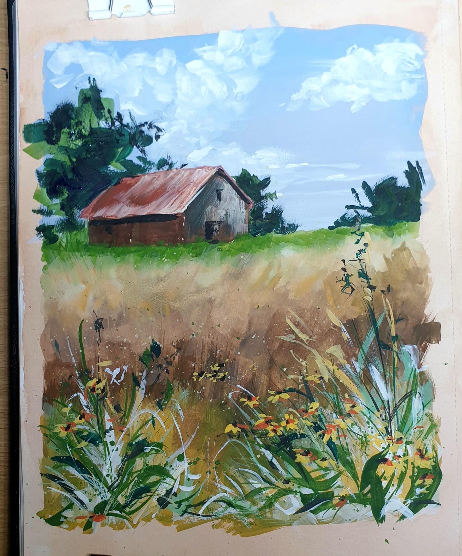 Gouache cottage - image 1 - student project