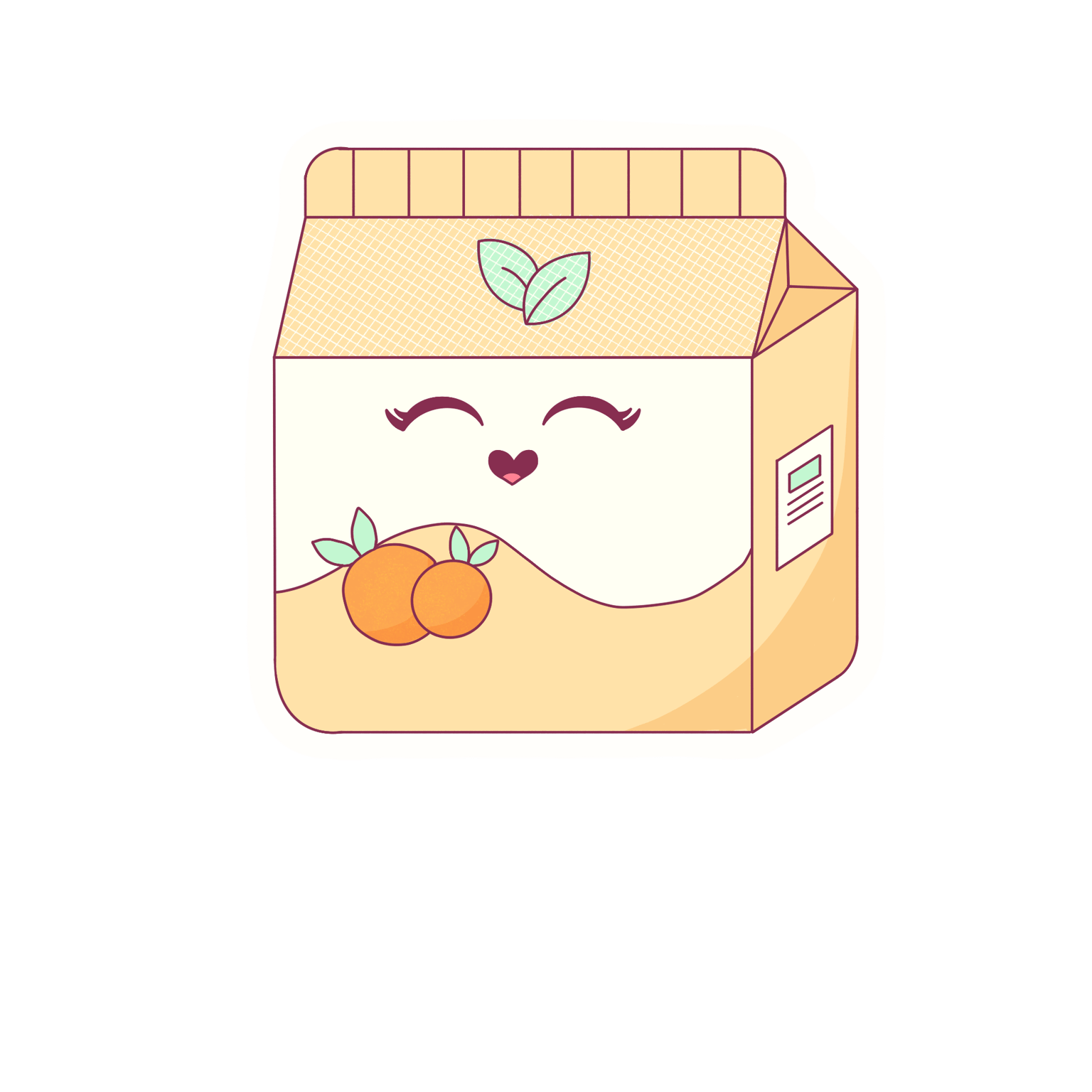 Orange juice carton - image 1 - student project