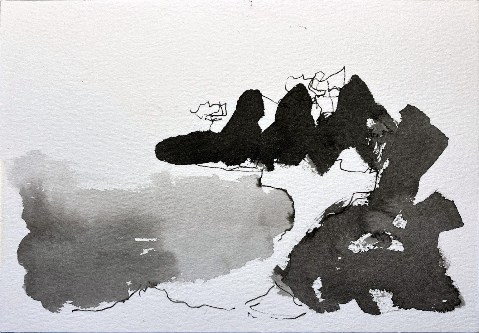Inky Landscapes: Letting Go… at a Snail’s Pace 🐌 - image 5 - student project