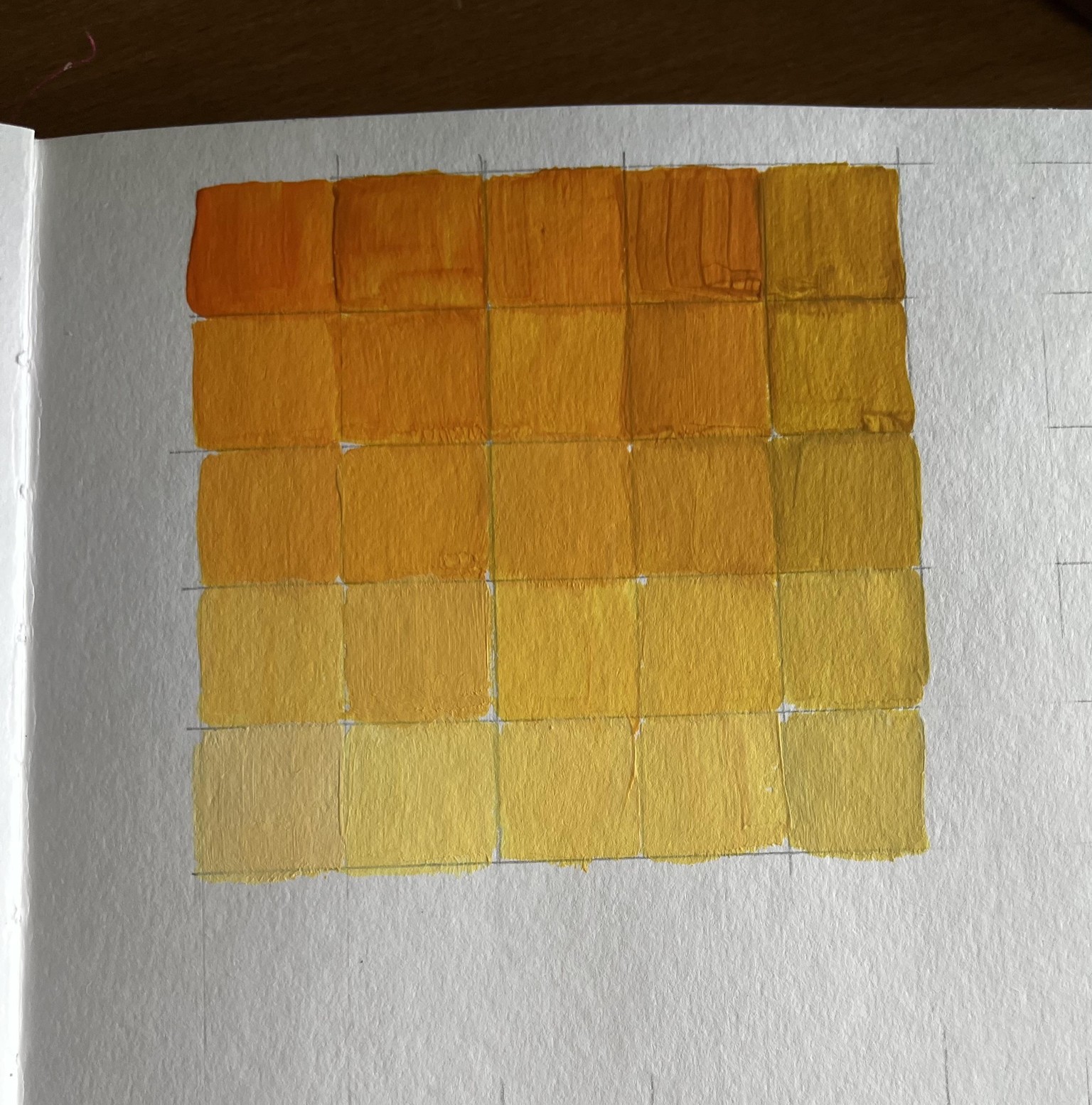 Exploring colour with acrylics - image 8 - student project