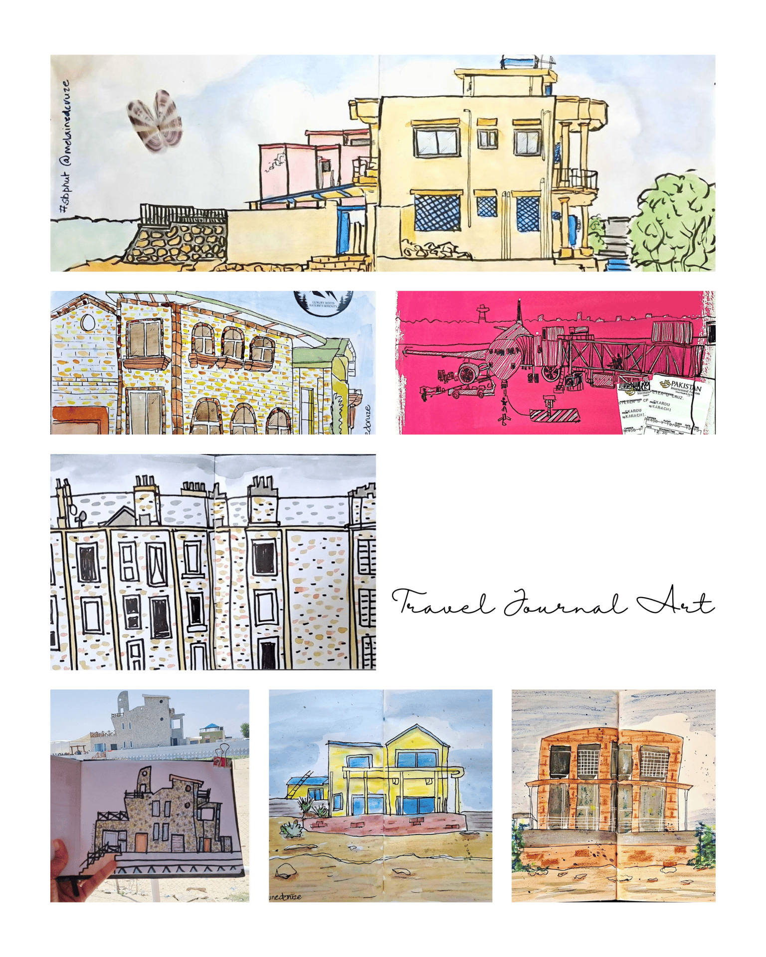 Travel Journal Art - image 1 - student project