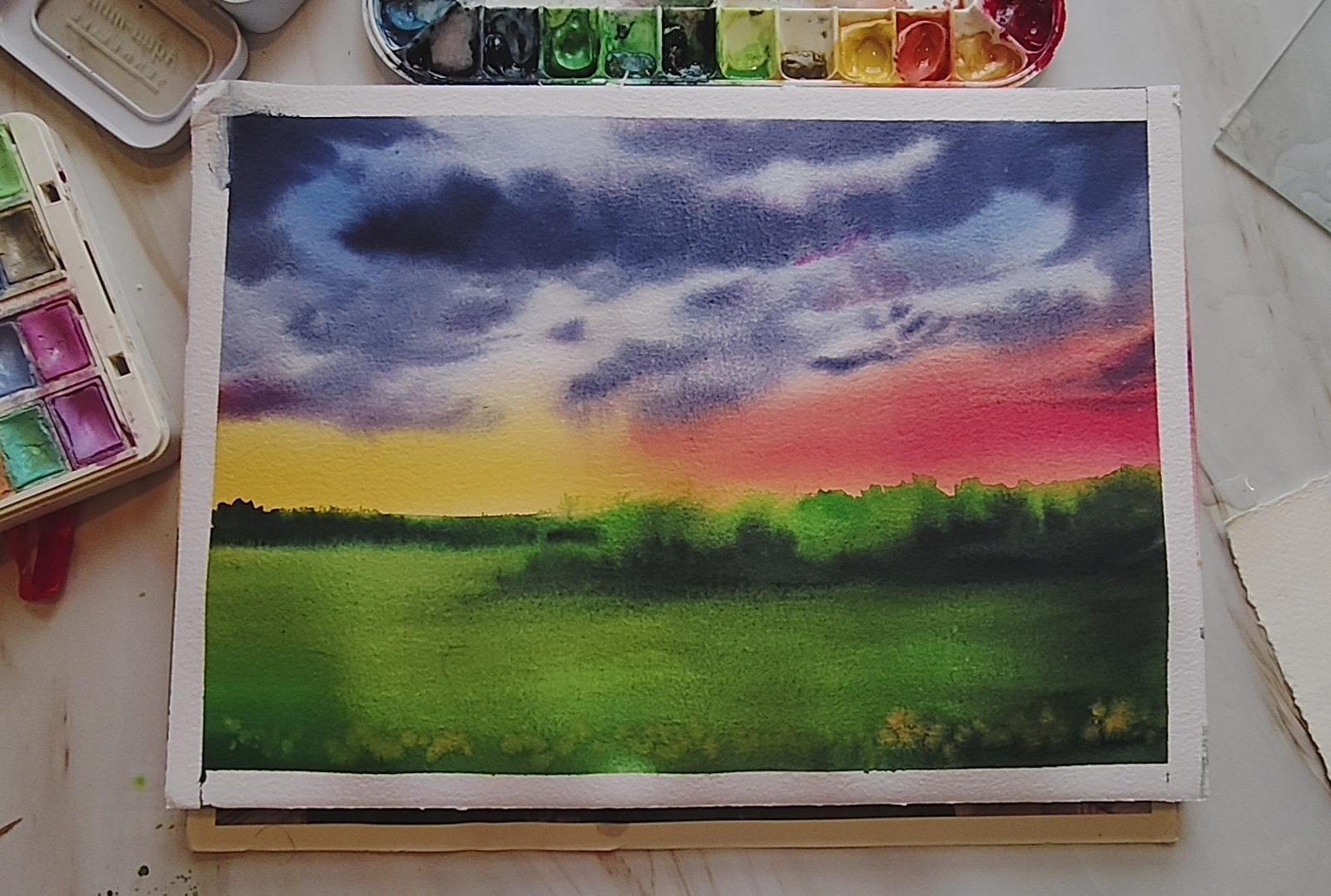 Spring landscape - image 3 - student project
