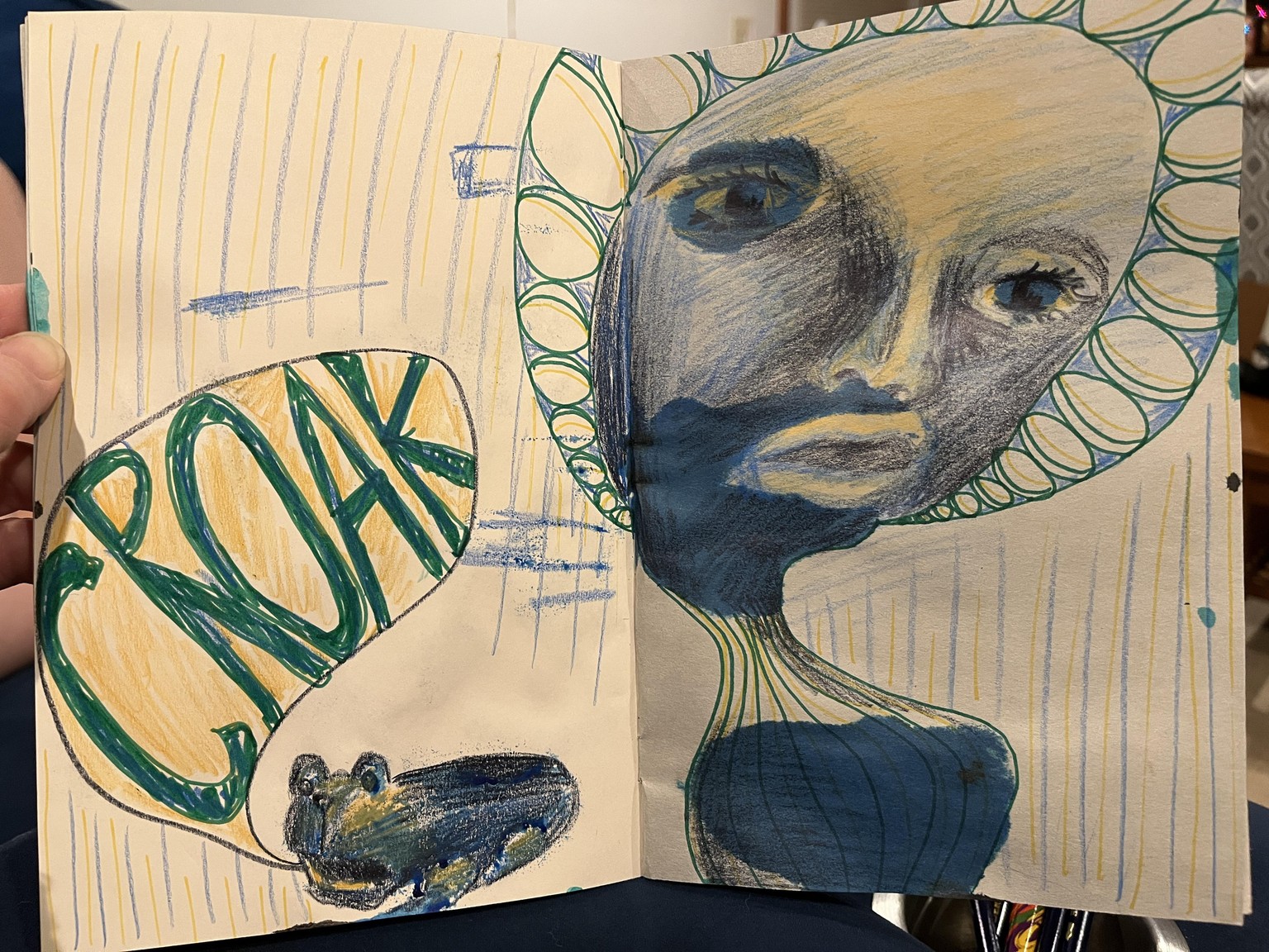 Inkblots, Portrait, Pattern, and Frog - image 1 - student project