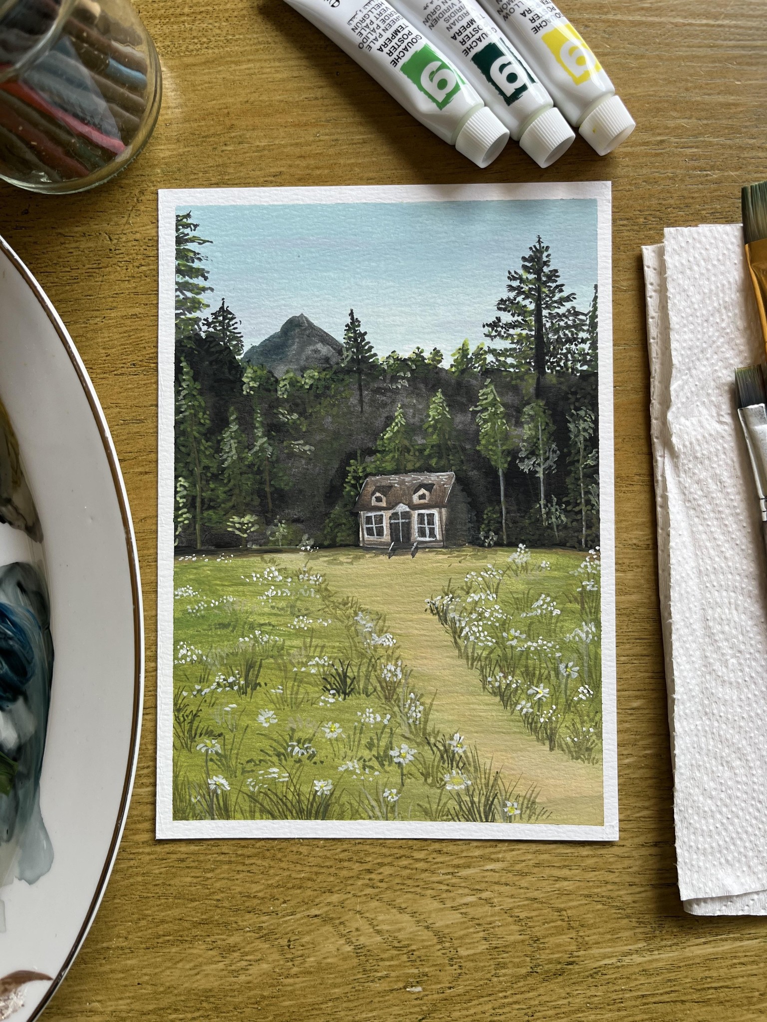 Gouache Landscapes 🌿 - image 3 - student project