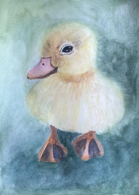 My Love for the Fluffy Duckling 🐥 - image 2 - student project