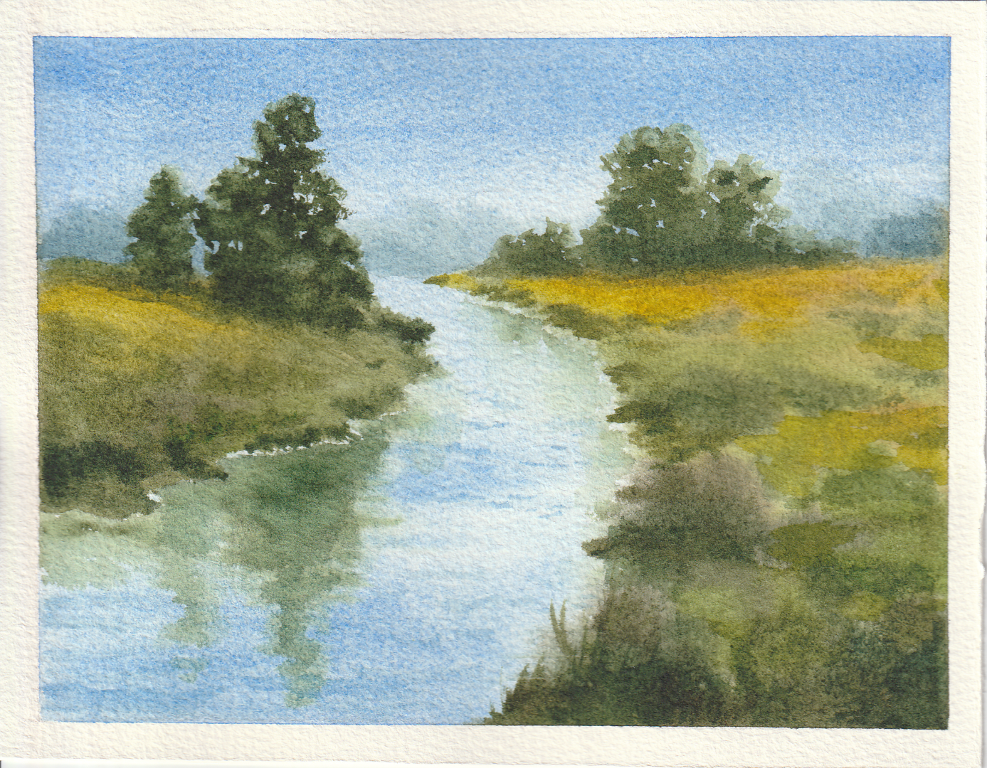 My Loose And Impressionistic Watercolor Landscapes - image 2 - student project