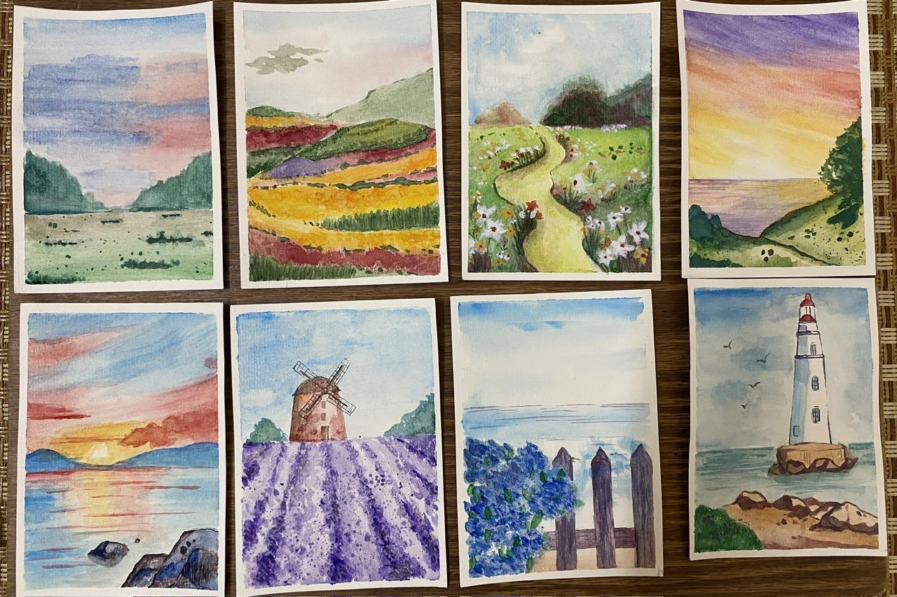 30 Watercolor Paintings of Nature - Femvisionary - image 3 - student project