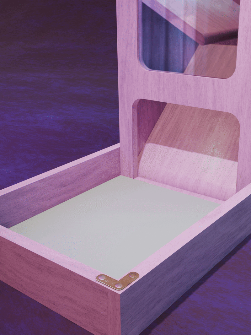 Pink and blue metal chaos - image 1 - student project