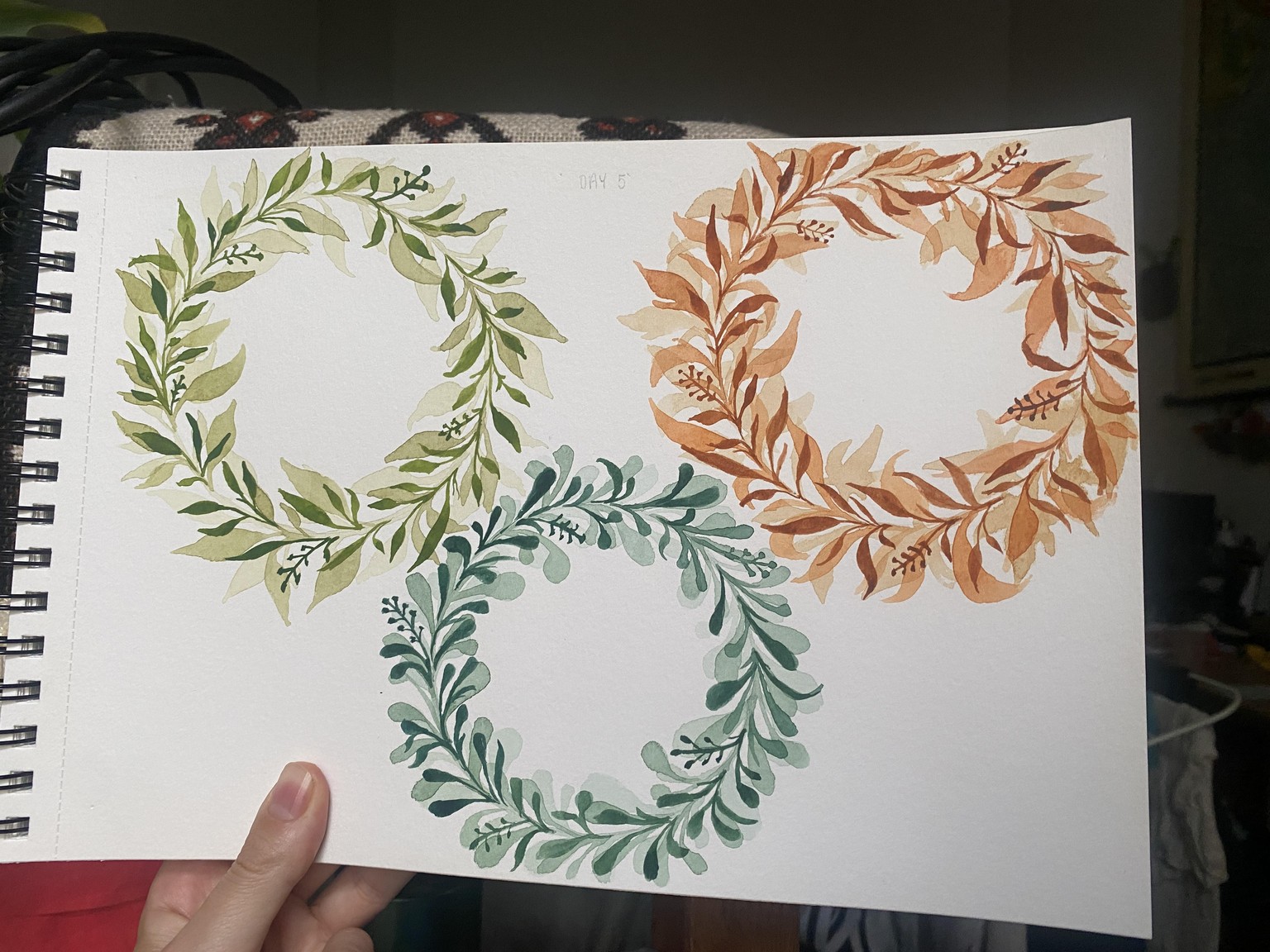 15 days of watercolor florals - image 5 - student project