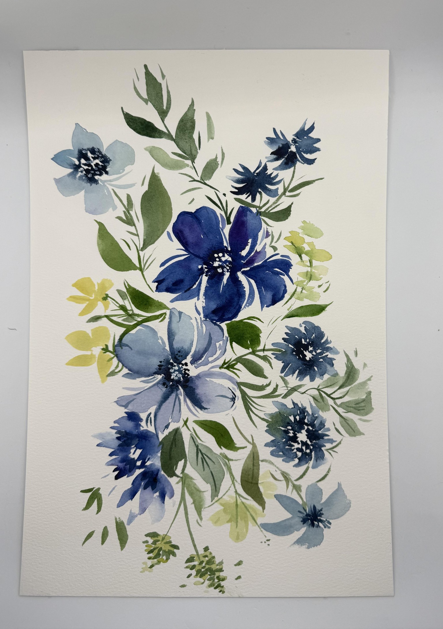 Watercolor Floral Strokes Practice - image 4 - student project