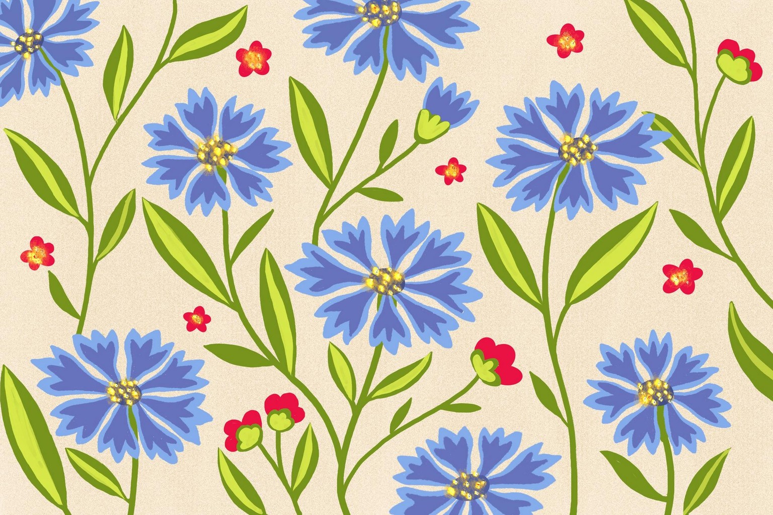 Acrylic Marker Florals in Procreate - image 3 - student project
