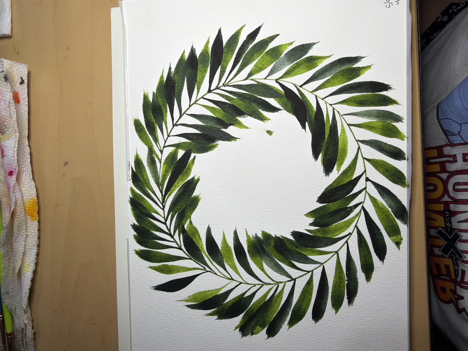 Leafy Wreath 1 - image 1 - student project