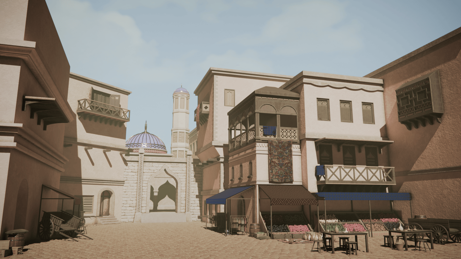 Blender Stylized Arabian Market: Build a 3D Environment - image 1 - student project