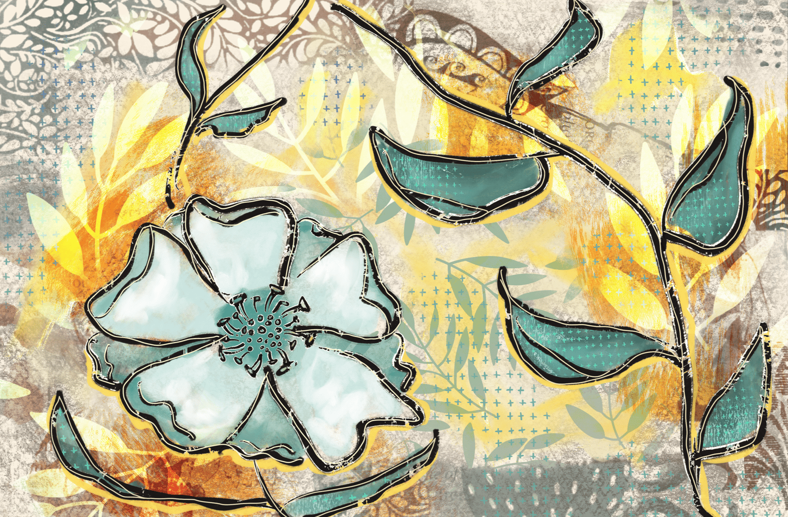 Art journal experiments - image 2 - student project